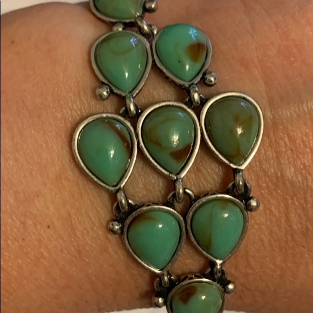 Fossil Adjustable Turqoise Bracelet NWTs